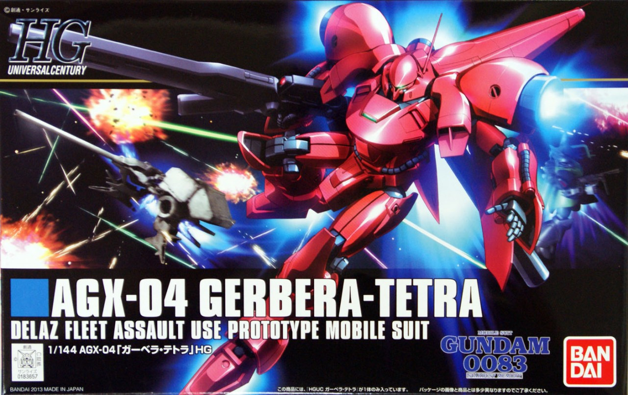 Bandai HGUC 159 Gundam AGX-04 GERBERA-TETRA (Gundam 0083) 1/144