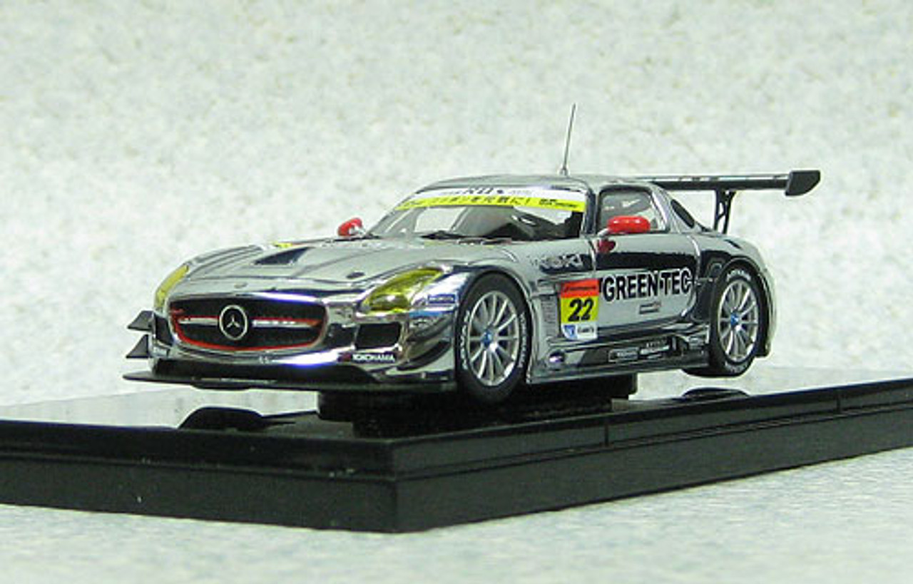 Ebbro 44932 Mercedes-Benz Green Tec SLS AMG GT3 Super GT300 2013 #22 1/43  Scale