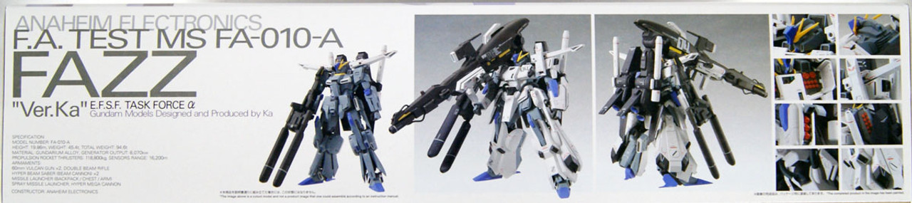 Bandai MG 588807 Gundam Sentinel FAZZ Ver.Ka 1/ | PlazaJapan