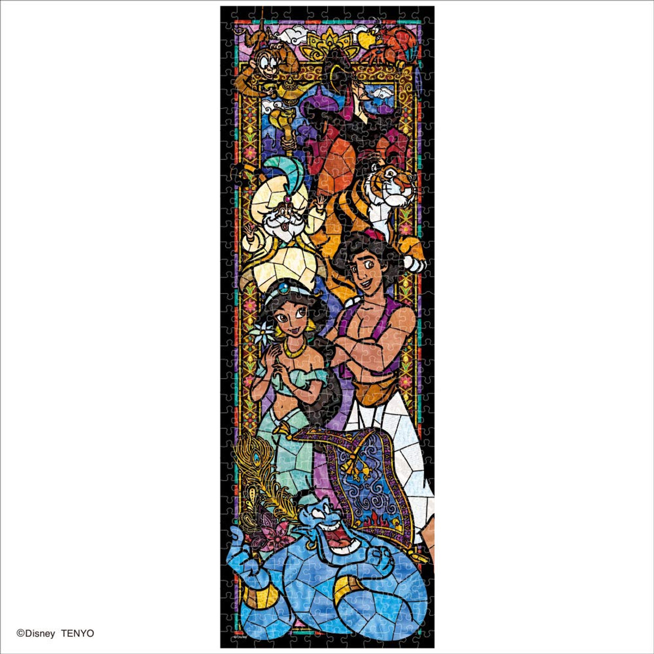 Tenyo Disney All Characters Stained Glass Jigsaw Puzzle 2000pieces for sale online