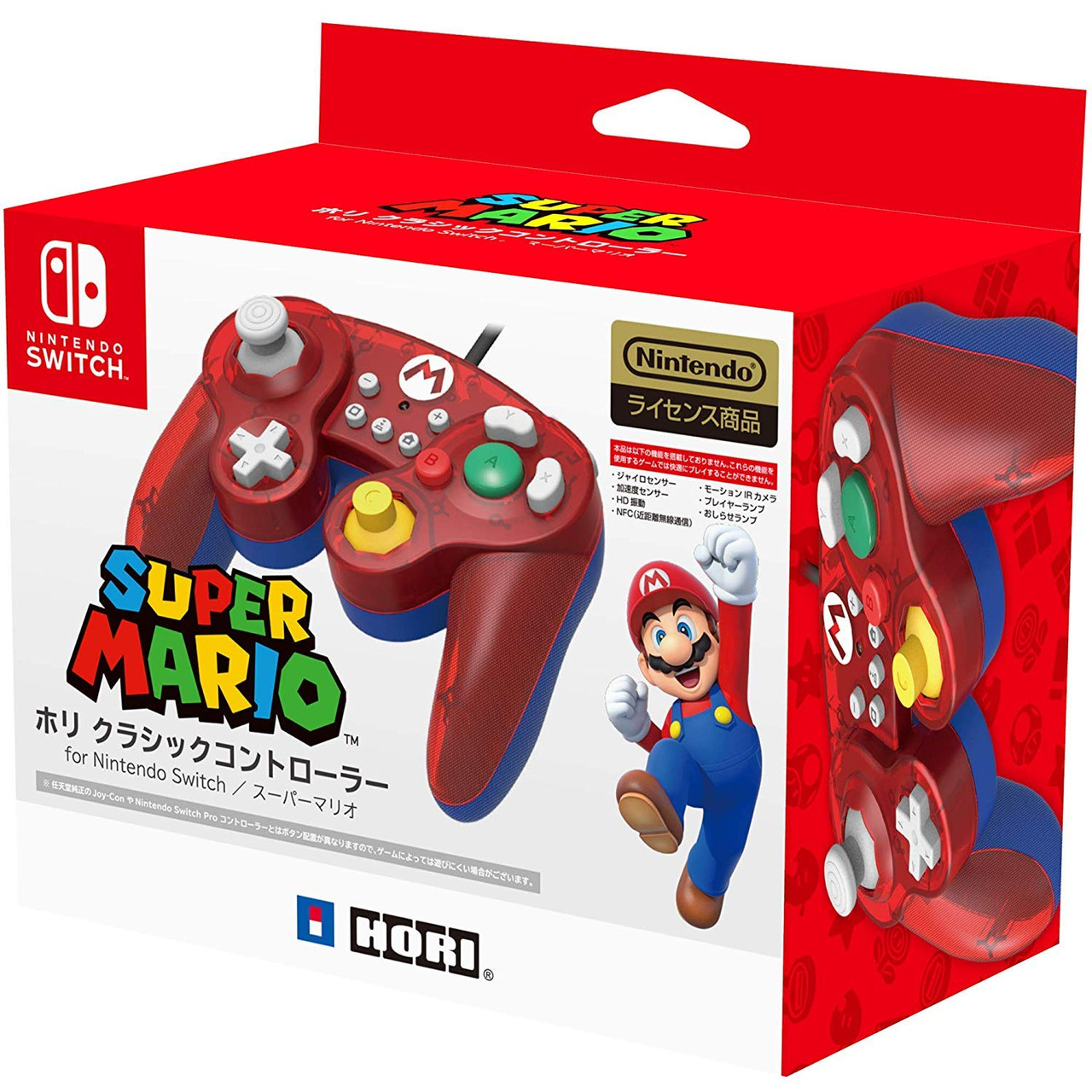 Hori Nintendo Switch Classic Controller GameCube Super Mario