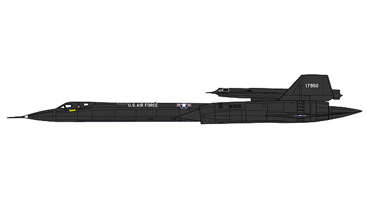 Hasegawa 02041 SR-71A Blackbird with D-21B DrOne 1/72 Scale Kit