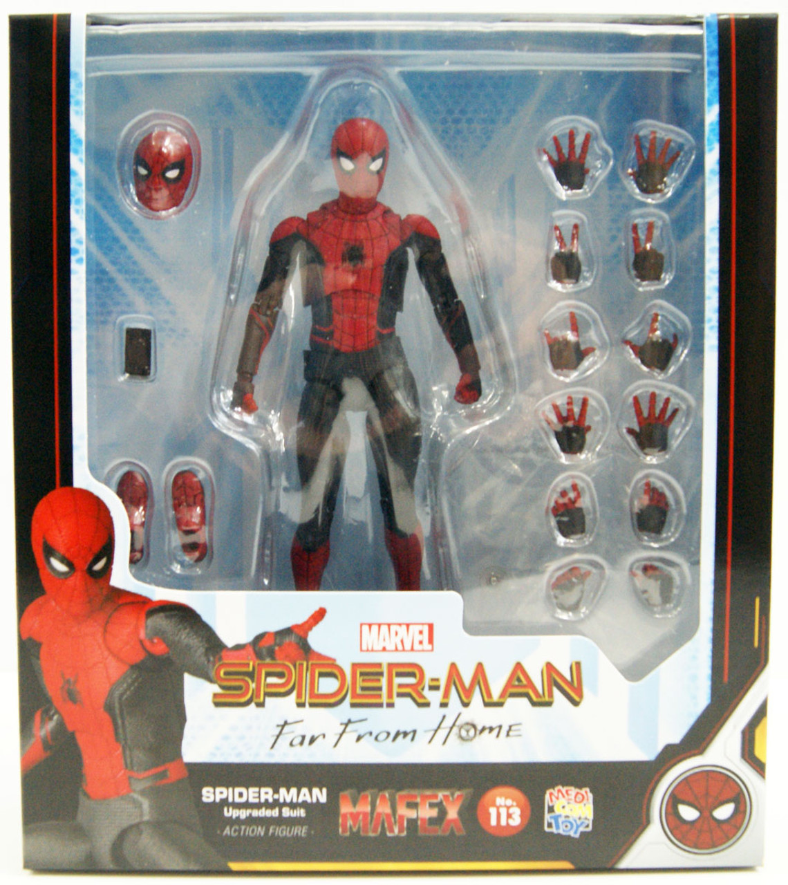 Medicom MAFEX 113 Spider-Man Upgraded Suit Figure (Spider-Man Far From Home)