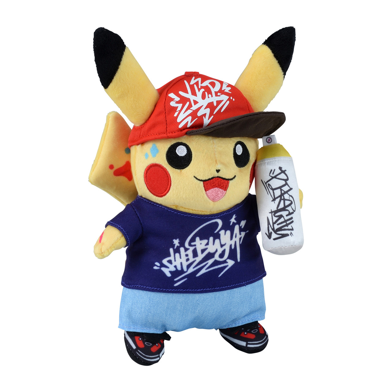 Pokemon Center Plush Doll Shibuya Pikachu Graffiti Artist
