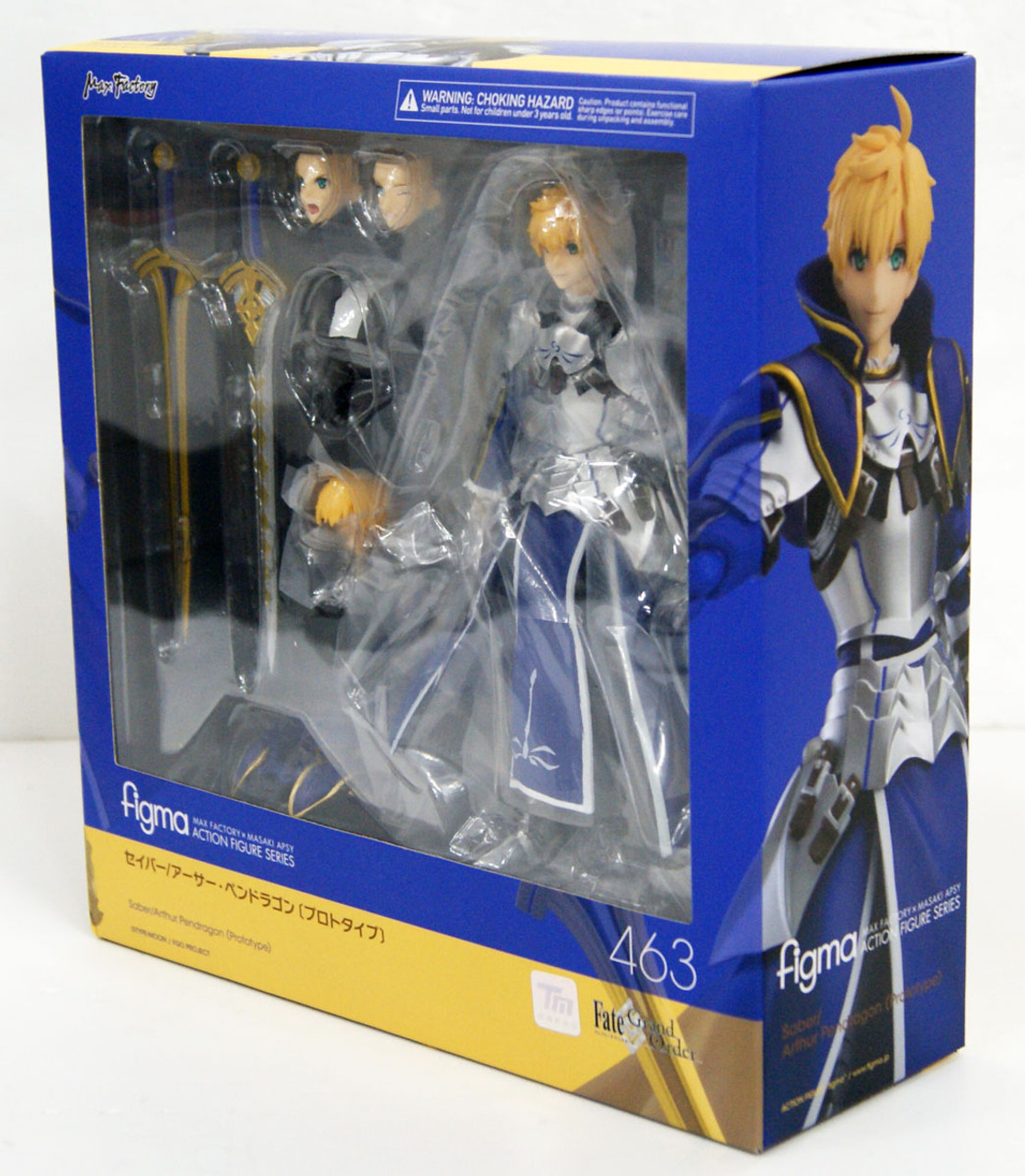 美品   Fate Grand Order  figma Figma 463 Saber/Arthur Pendragon Prototype Fate/Grand Order