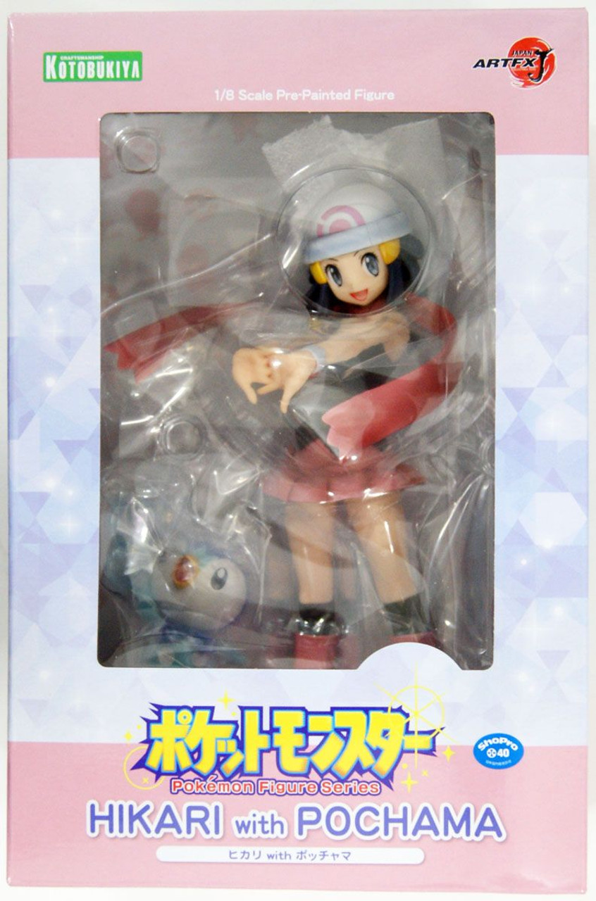 Kotobukiya Artfx J Pokemon Dawn with Piplup 1/8 Scale Figure NEW from Japan