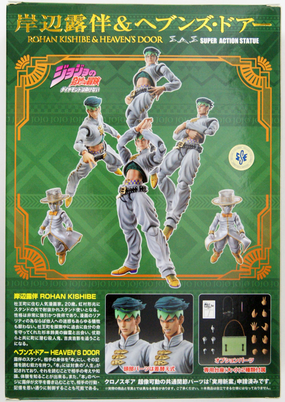 MEDICOS Super Action Statue Rohan Kishibe & Heaven'S Door Jojo'S Bizar