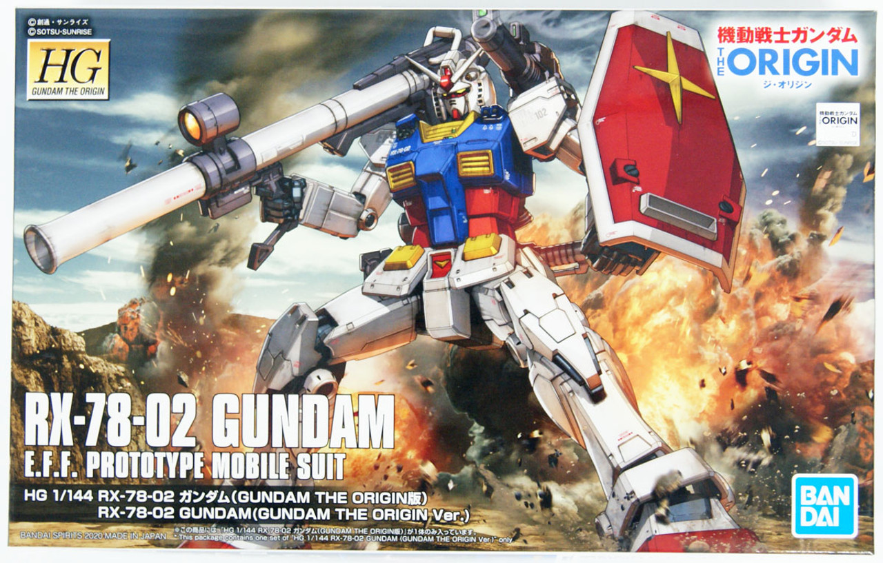 Bandai Gundam The Origin 026 RX-78-02 Gundam (G | PlazaJapan