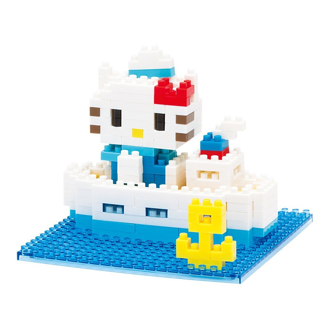 Kawada NBH-057 nanoblock Block Art Hello Kitty and Marine Cruise
