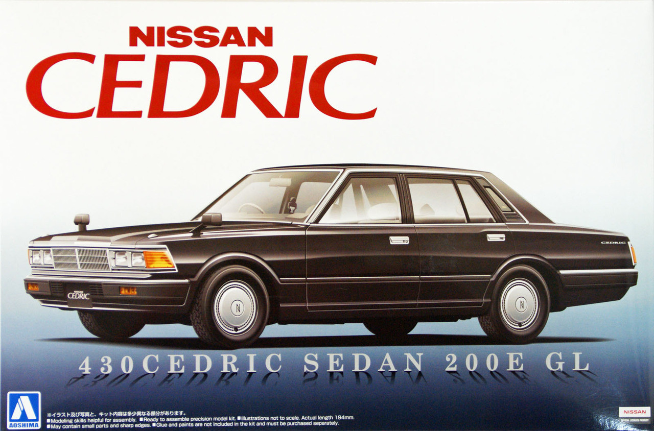 Aoshima 07808 Nissan 430 Cedric Sedan 200E GL 1/24 Scale Kit
