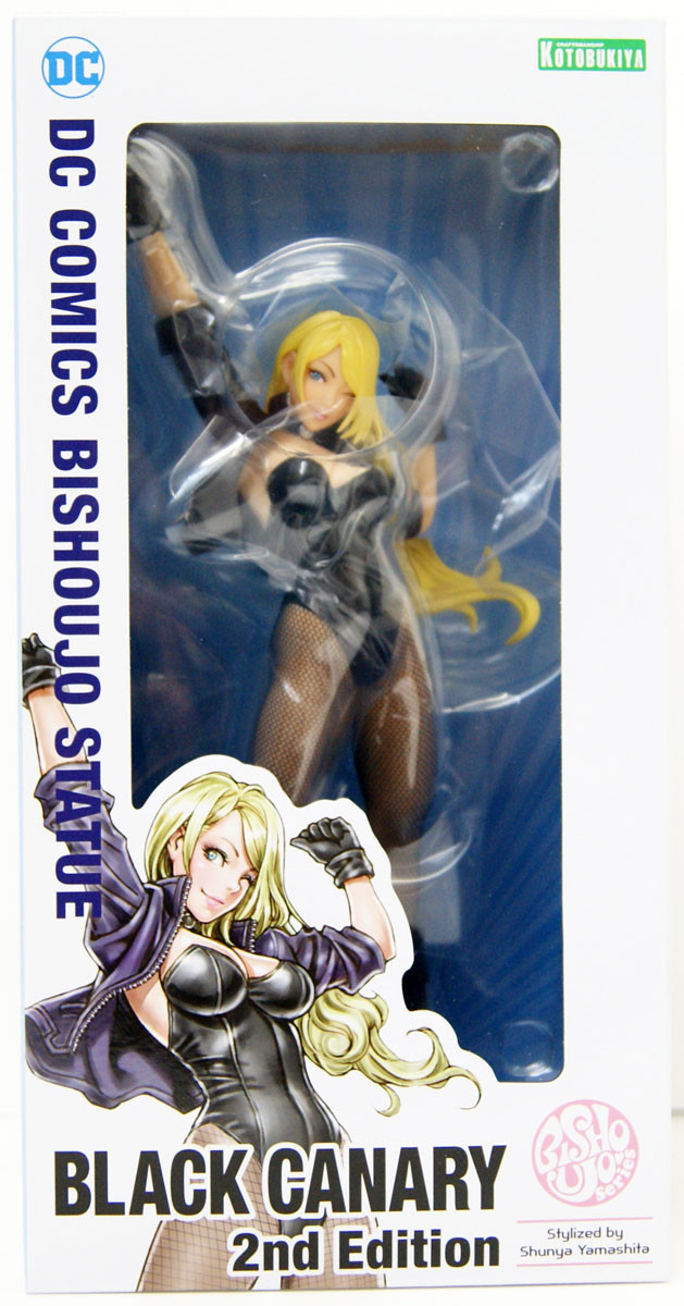 KOTOBUKIYA DC COMICS BLACK CANARY フィギュア BLACK CANARY DC Comics Bishoujo Statue Kotobukiya Figure BRAND NEW