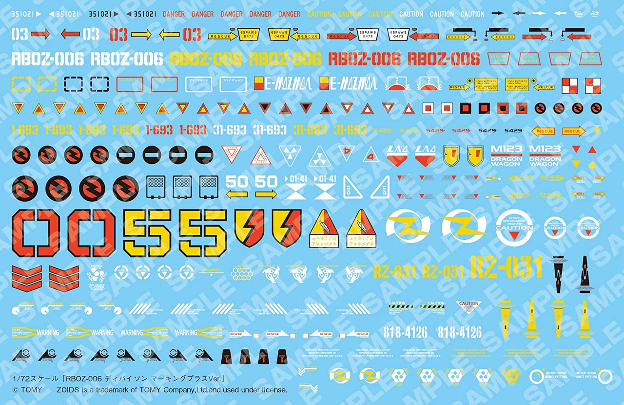 Zoids RBOZ-006 Dibison Marking Plus 1/72 Plastic Model
