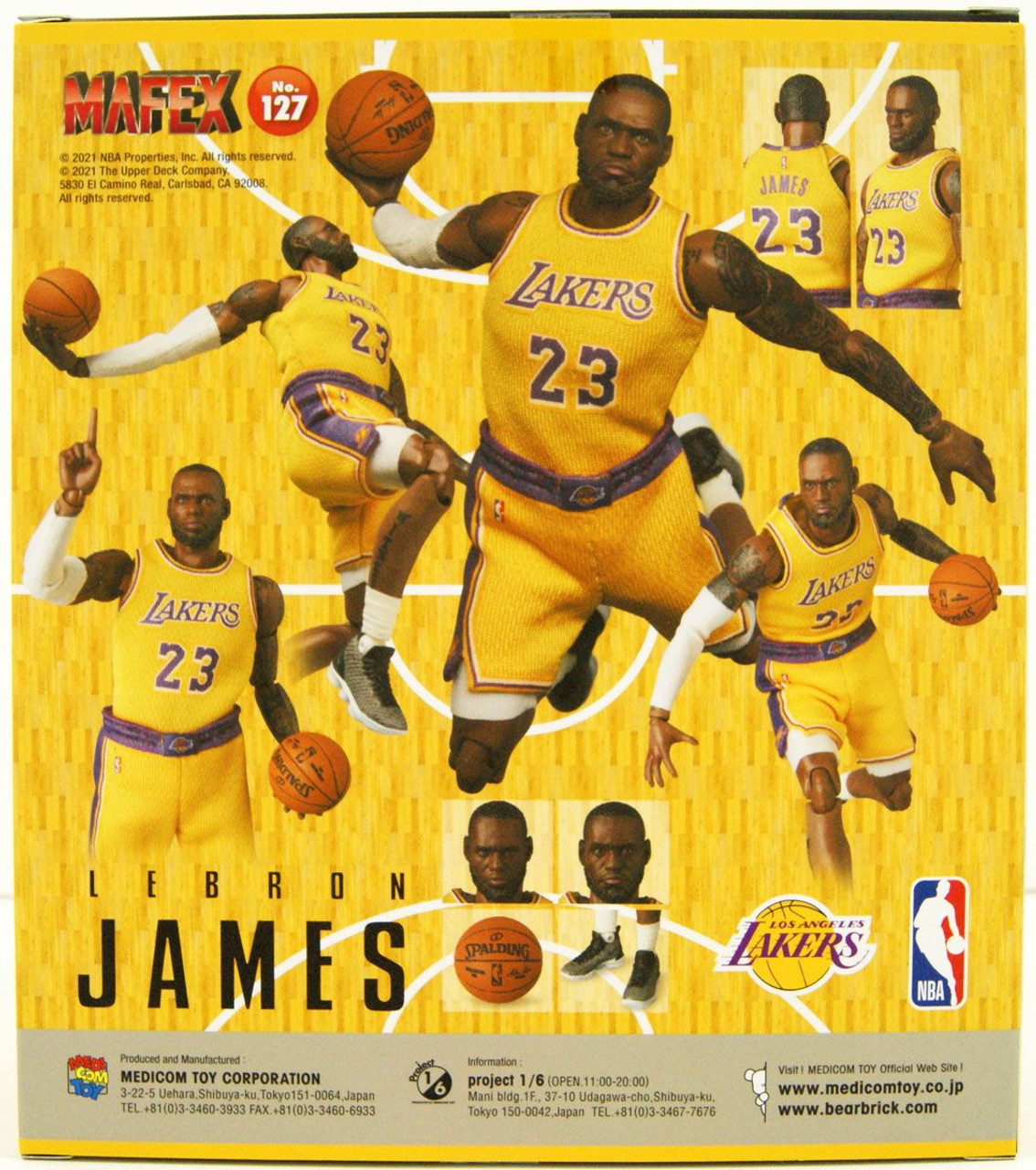 メディコム Medicom NBA Los Angeles Lakers Magic Johnson 100 400 ...