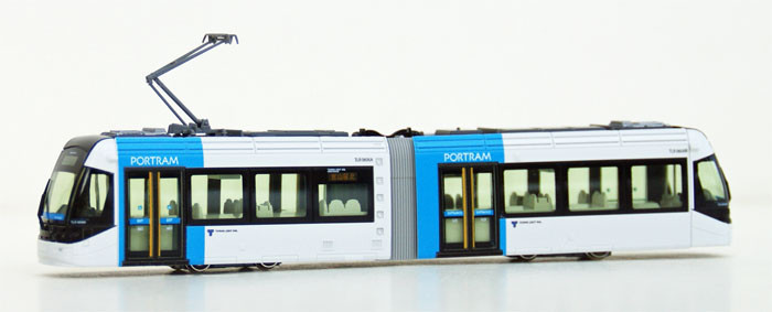 Kato 14-801-4 PORTRAM Tram TLR0606 Blue (N scale)