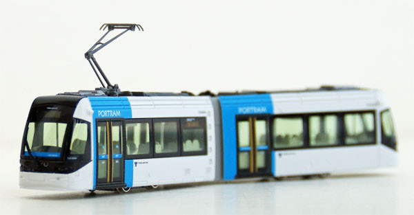 Kato 14-801-4 PORTRAM Tram TLR0606 Blue (N scale)