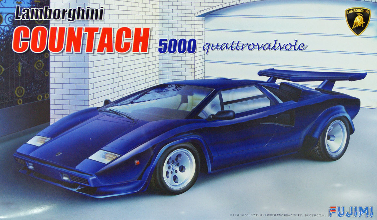FUJIMI 1/24 Lamborghini COUNTACH 5000 QV Quattro Valvole Plastic Model Kit RS-11 
