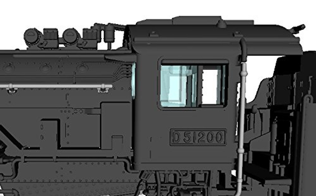 Kato 2016-8 Steam Locomotive Type D51 200 (N scale)