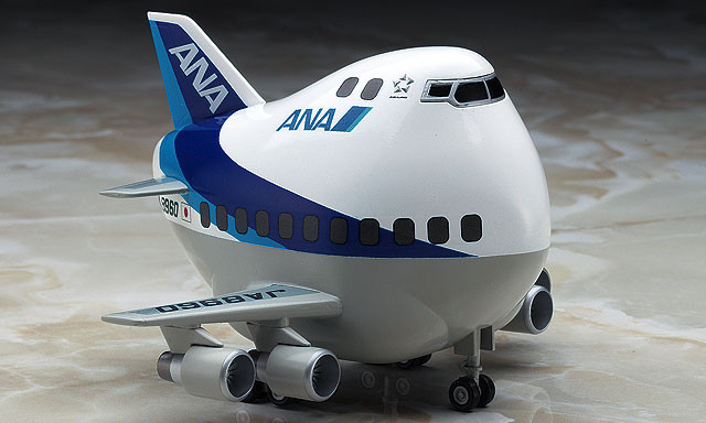 Hasegawa 60505 ANA All Nippon Airways Boeing 747-400D Eggplane