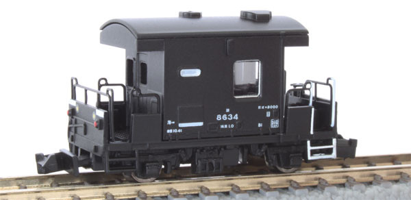 Rokuhan T032-1 Z Scale Guard's Van Type 8000 TOBU SL 'TAIJU' Type