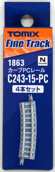 Tomix 1863 243mm Radius 15ﾃｧﾂｹﾂ・ﾃｯﾂｽﾂｻﾃｧﾂｹﾂｧﾃｦﾂ・ﾂ・ﾃｯﾂｽﾂｽﾂ・Eﾂｽﾃ