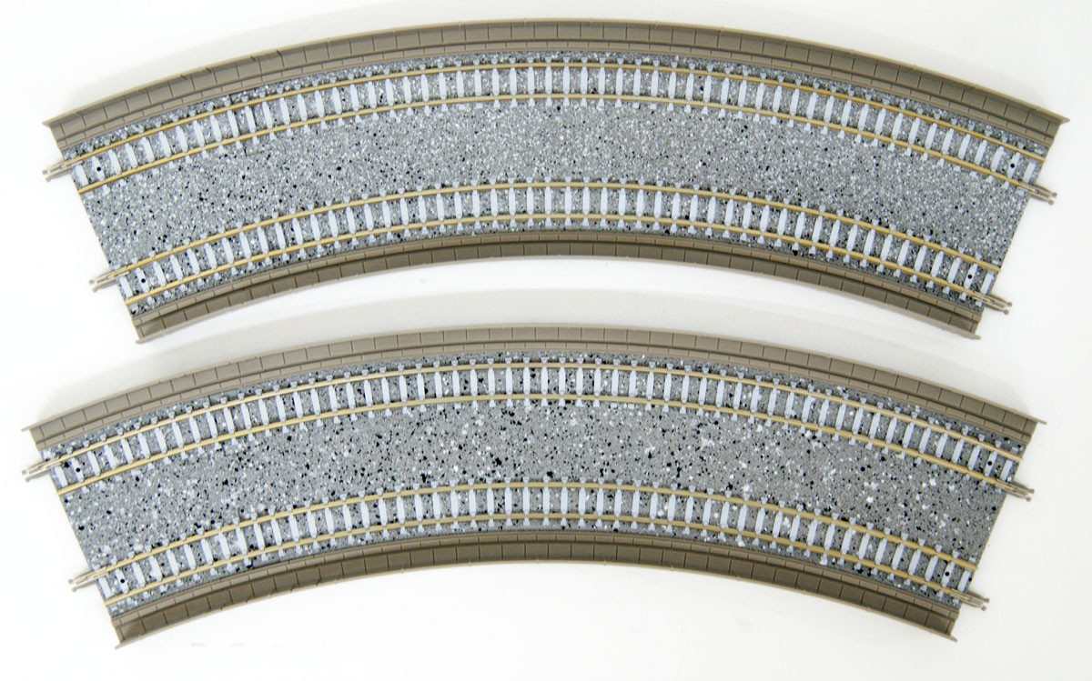 Tomix 1882 Double Track Curve Rail DC391/354-45 (F) (2 pieces) (N