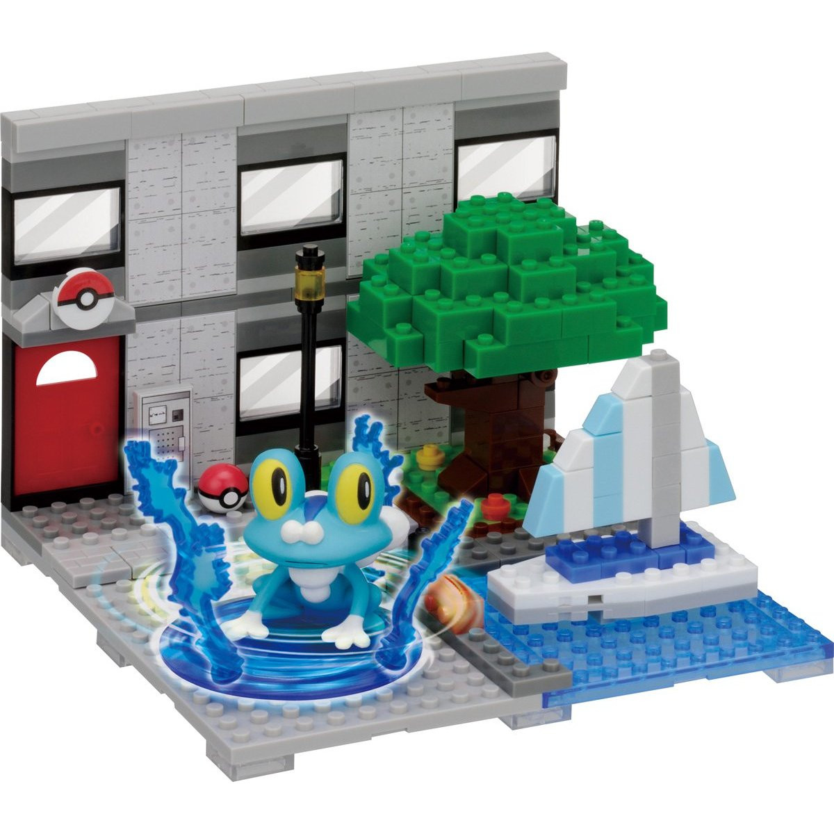 Kawada PP-004 nanoblock plus Pokemon Froakie (Keromatsu) Yacht