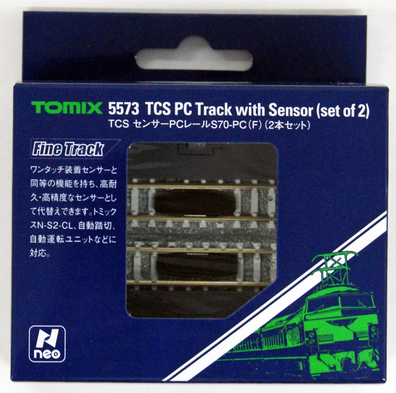 Tomix 5573 TCS PC Track with Sensor (2 pcs.) (N scale)