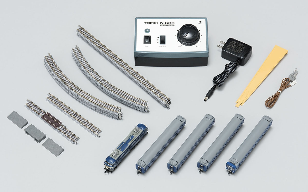 【未使用品】TOMIX BasicSet EX II 90112 Tomix 90179 EF66 & Blue Trains N Scale SD Starter Set (N scale)