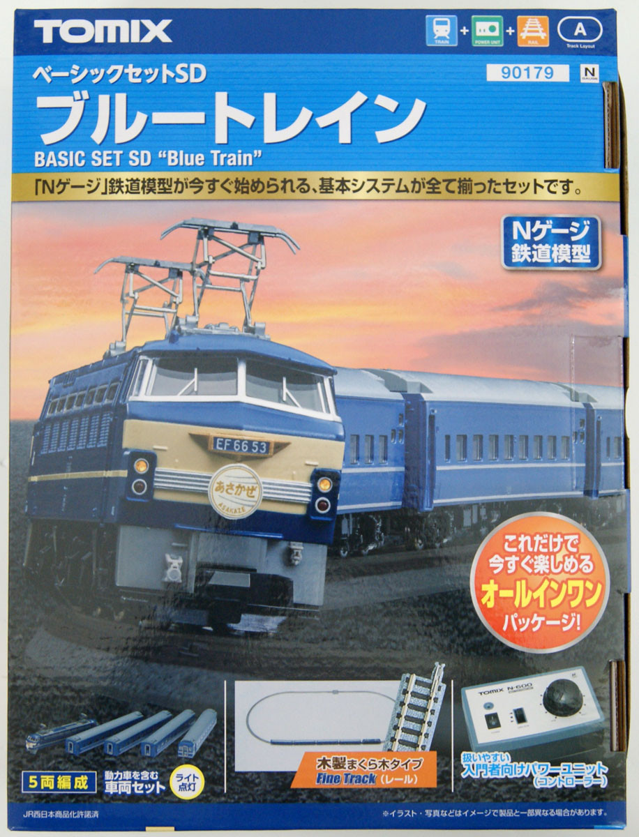Tomix 90179 EF66 & Blue Trains N Scale SD Starter Set (N scale)