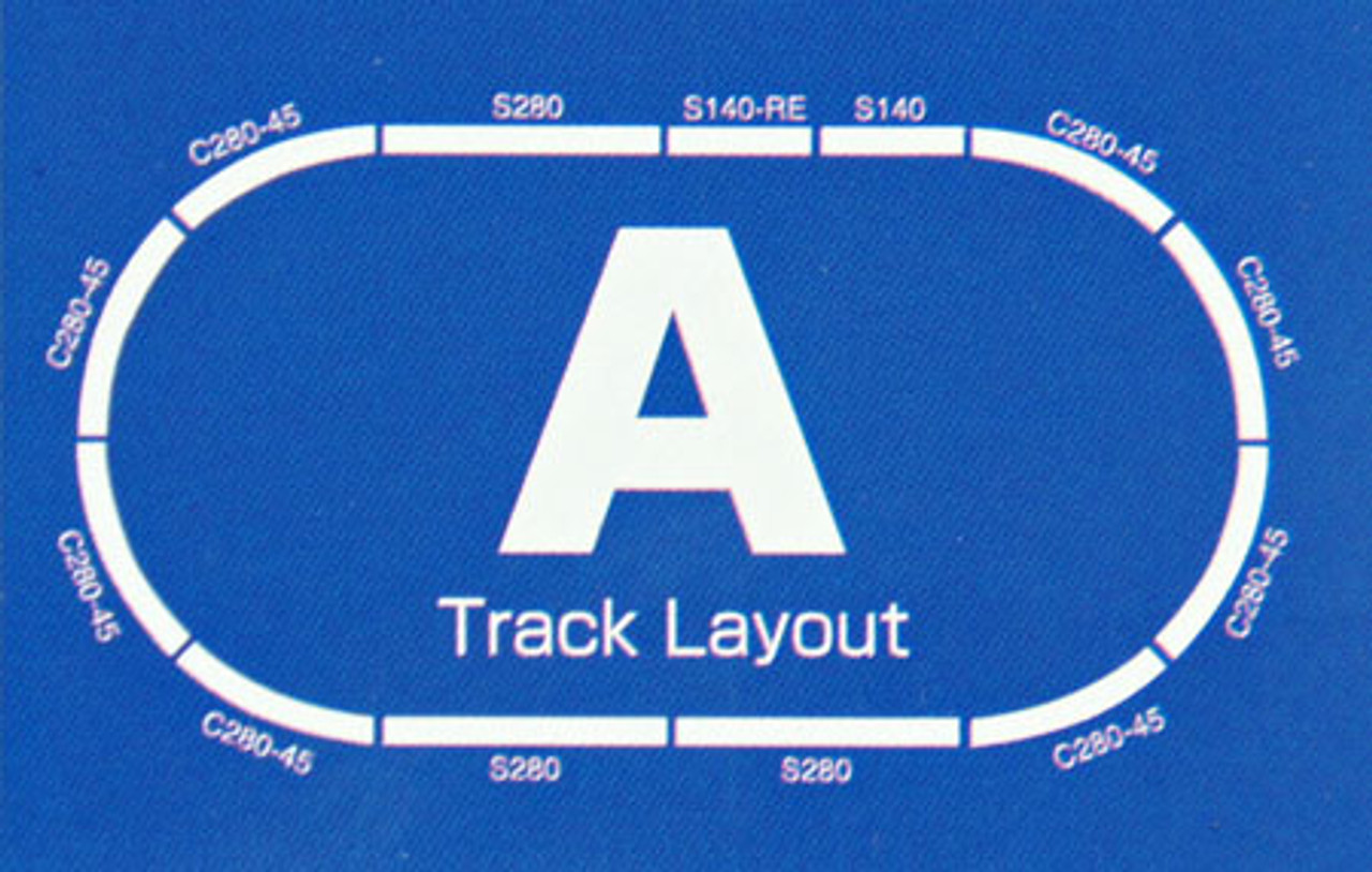 Tomix 90949 Track Set (Layout LT-PC) with Power Controller (N scale)