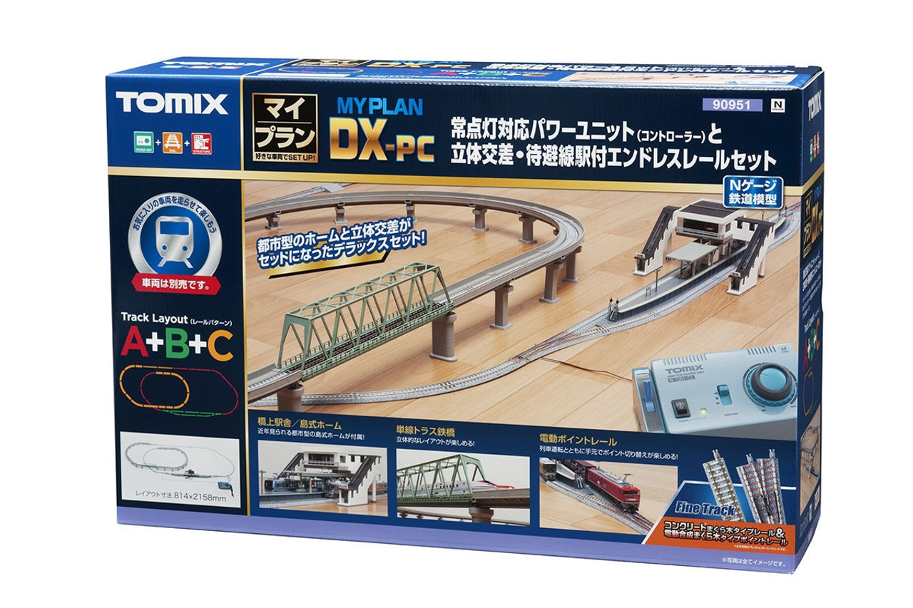 Tomix Tomix 90945 Track Layout Pattern A+B with Power Controller N 