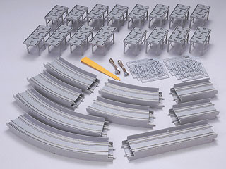 Tomix 91079 Slab Double Track Overhead Railway Large Circle Set (N