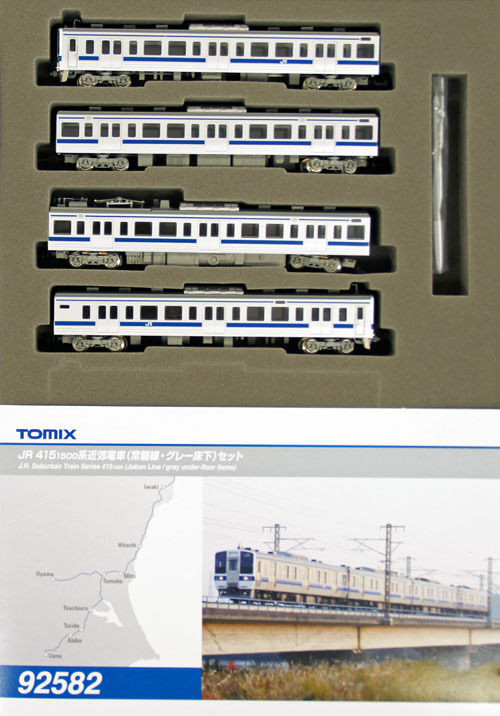 TOMIX 92582 JR 415-1500系近郊電車 （常磐線・グレー床下）