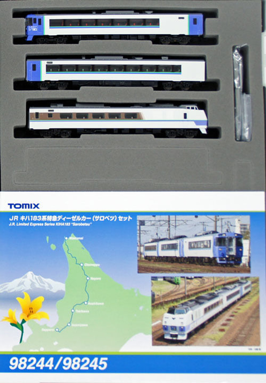 Tomix 98245 JR Series KIHA 183 Limited Express 'Sarobetsu' 3 Cars