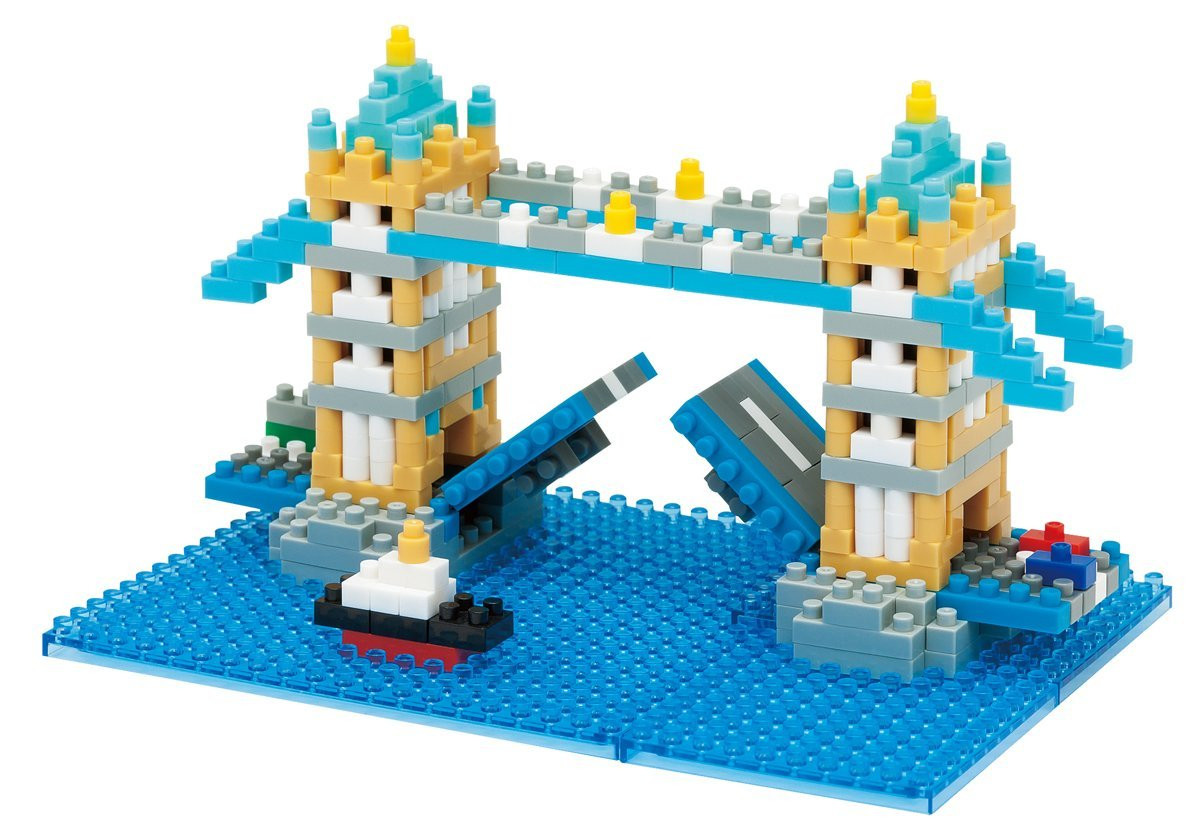 Kawada NBH-065 nanoblock United Kingdom Tower Bridge - Plaza Japan