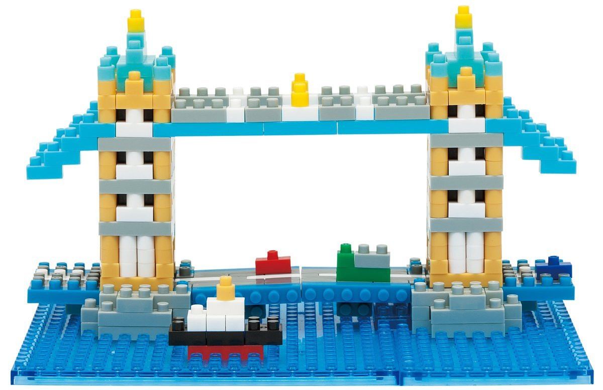 Kawada NBH-065 nanoblock United Kingdom Tower Bridge - Plaza Japan