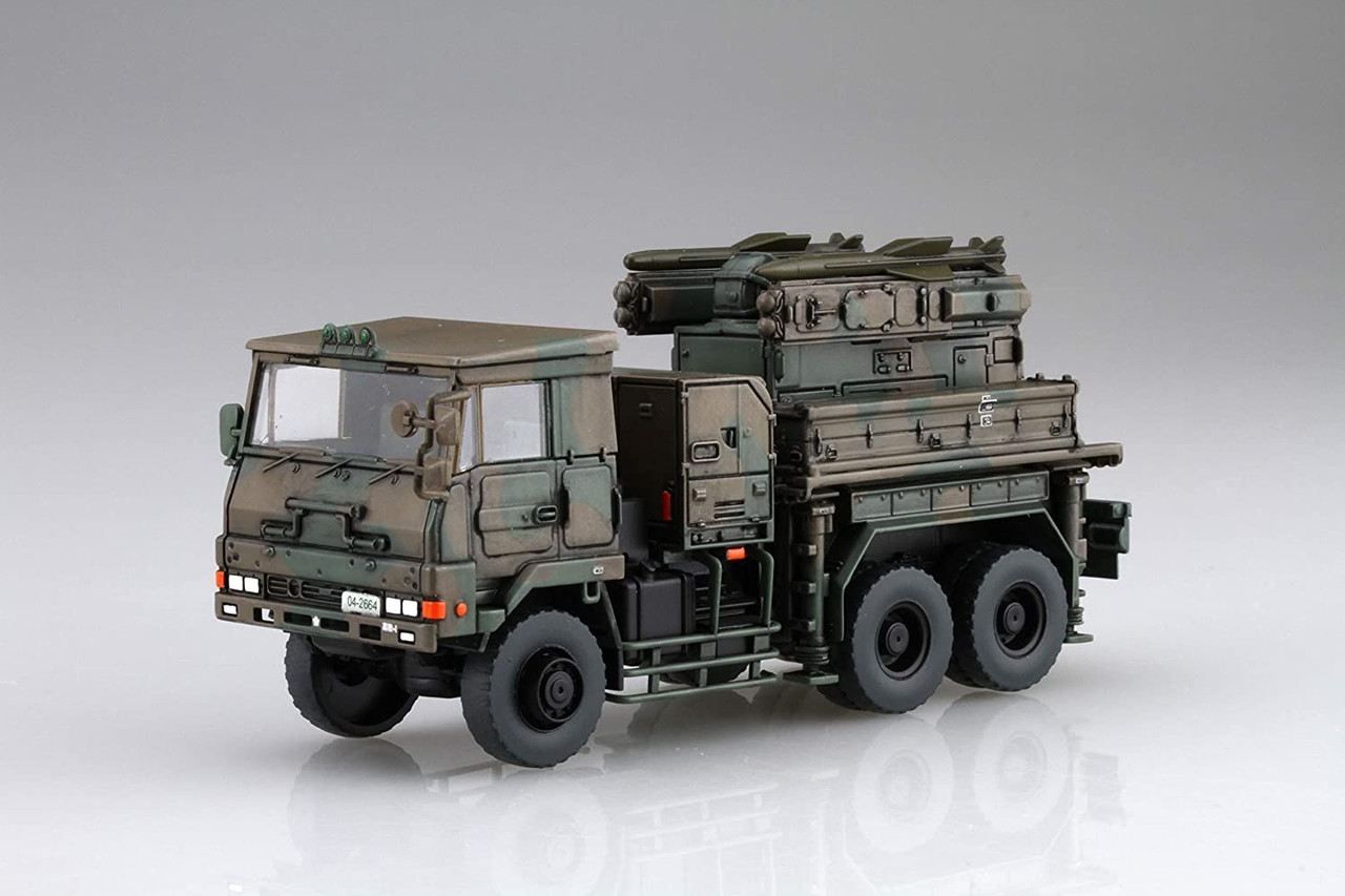 Fujimi 72M-23 JGSDF Type 81 SAM Launcher and Fire Control Vehicles (3pcs)  1/72 Scale kit