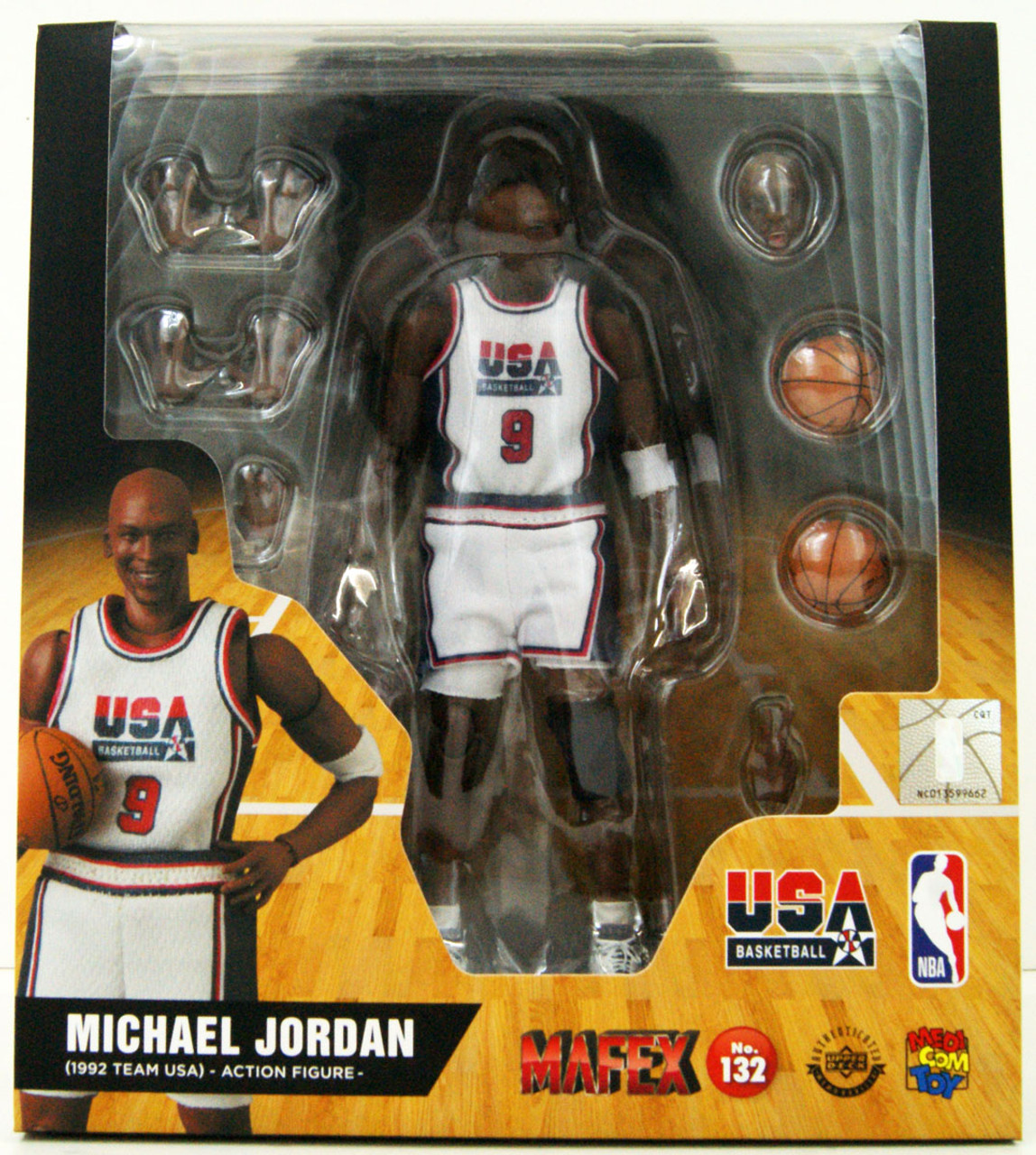 Medicom MAFEX 132 Michael Jordan 1992 Team USA Figure