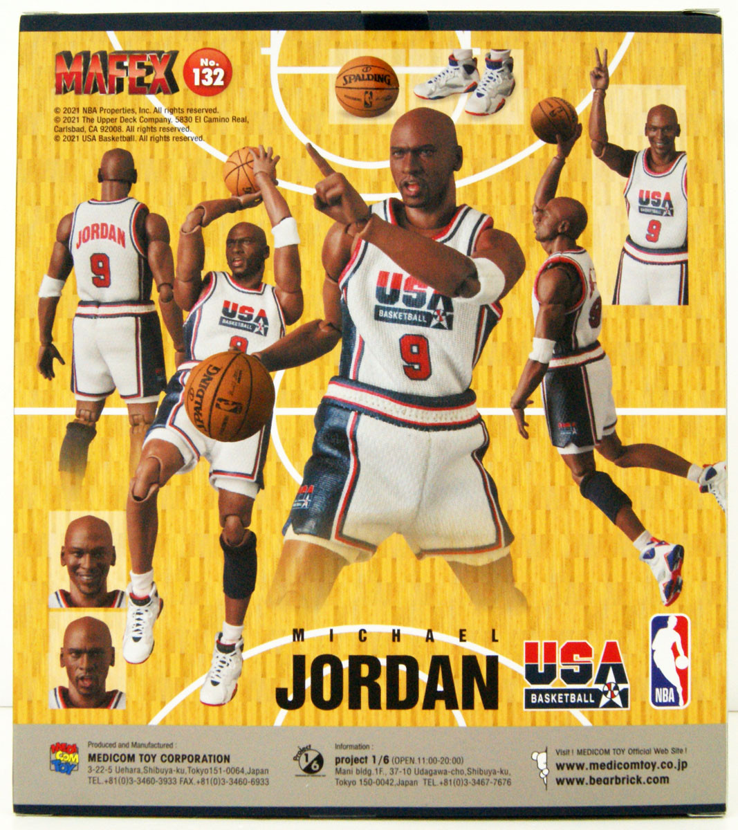 Medicom MAFEX 132 Michael Jordan 1992 Team USA Figure