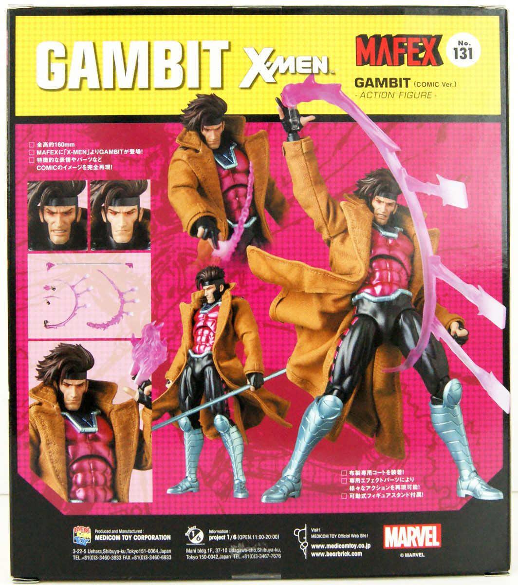 Medicom MAFEX 131 Gambit Comit Ver. Figure | PlazaJapan