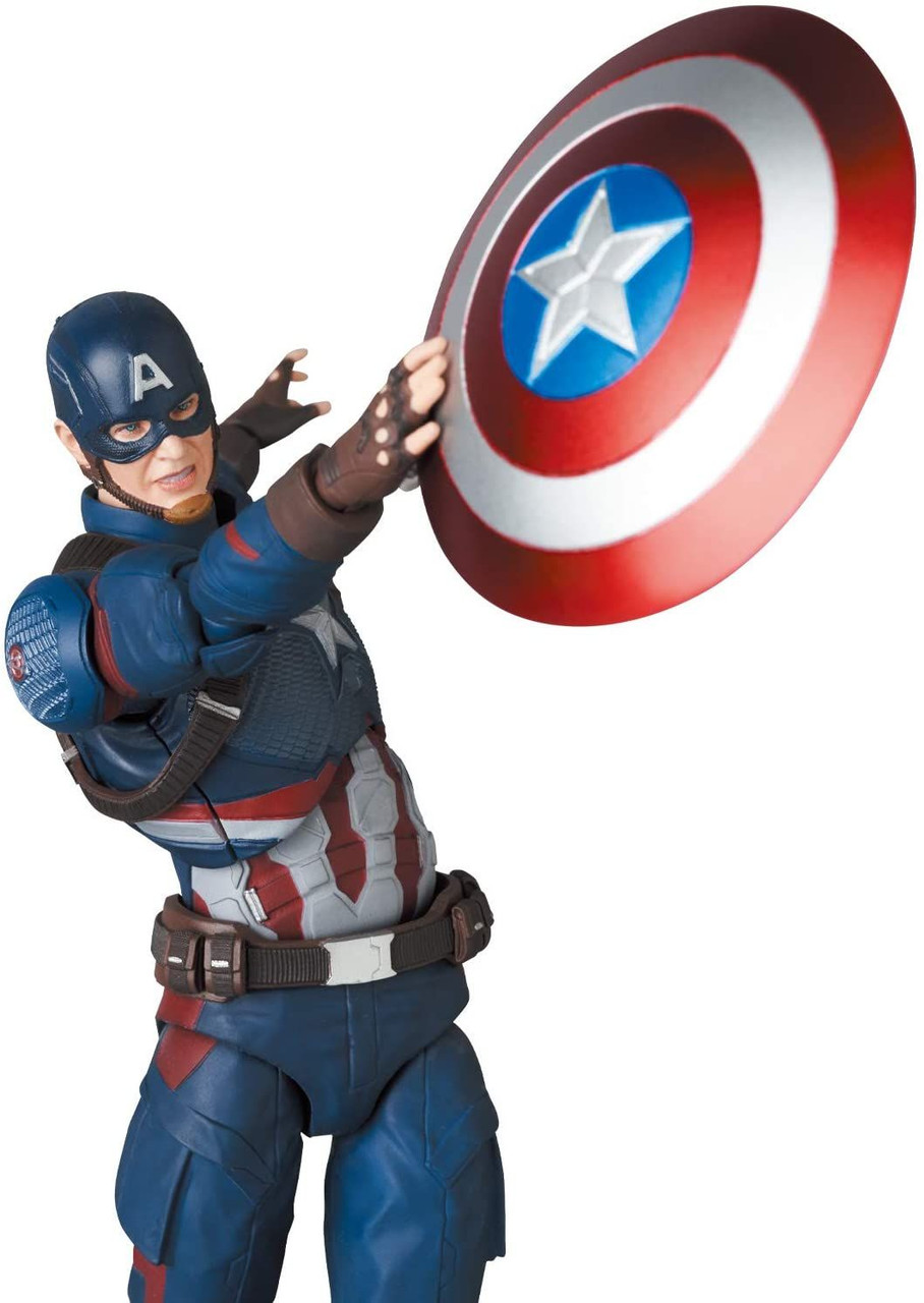 Medicom MAFEX 130 Captain America (Endgame Ver.) Figure