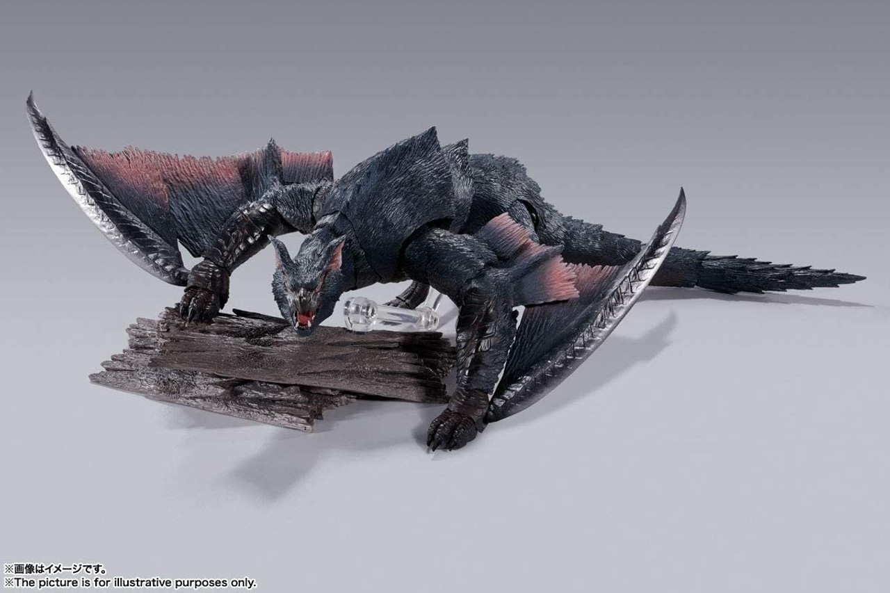 Bandai S.H. MonsterArts Nargacuga Figure (Monster Hunter)