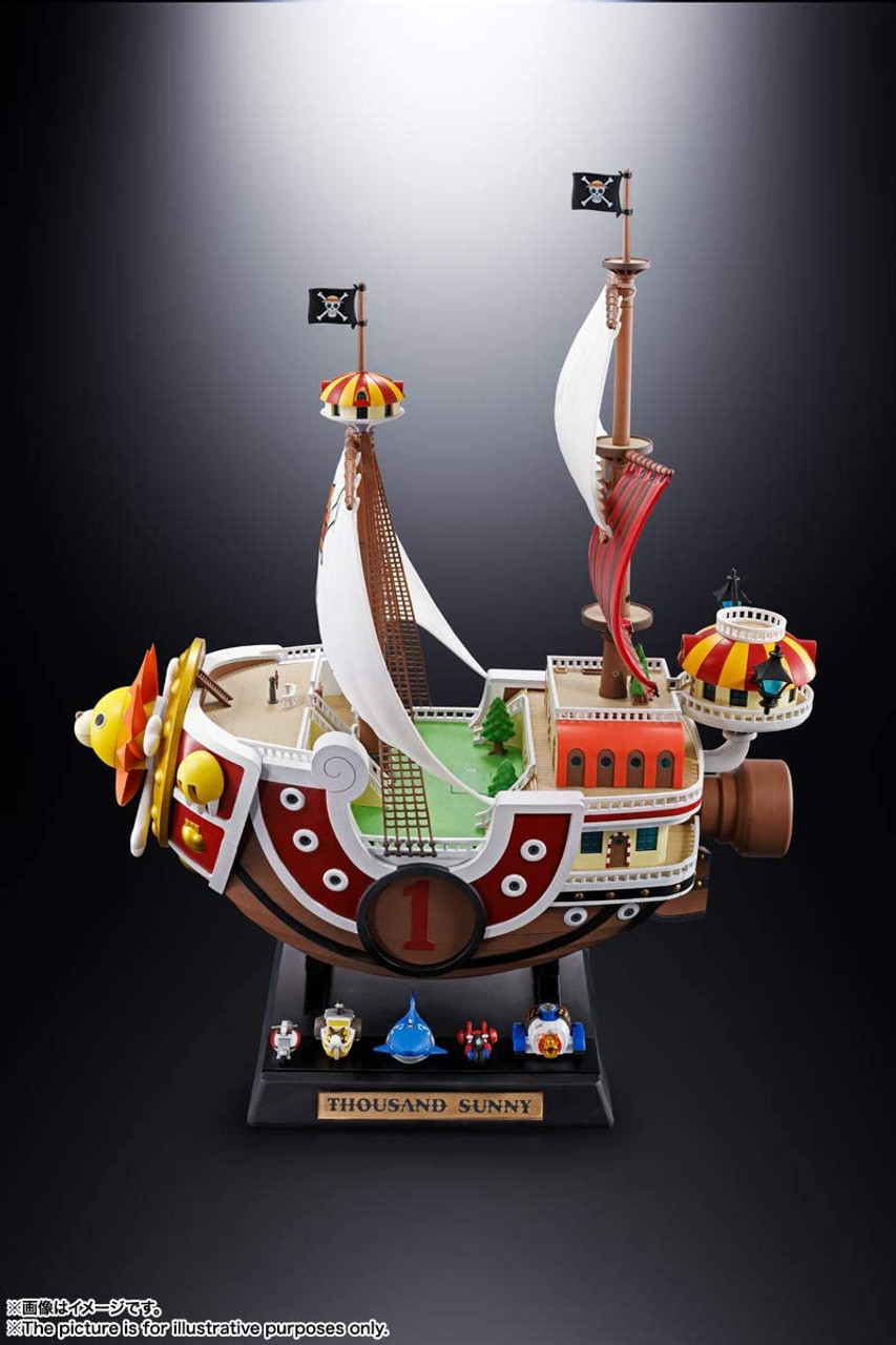 Crunchyroll Store on X: From ONE PIECE comes a World Collectable Figure  of the iconic ship Thousand Sunny! ☀️🏴‍☠️ The ship has been recreated in  great detail and is presented in a