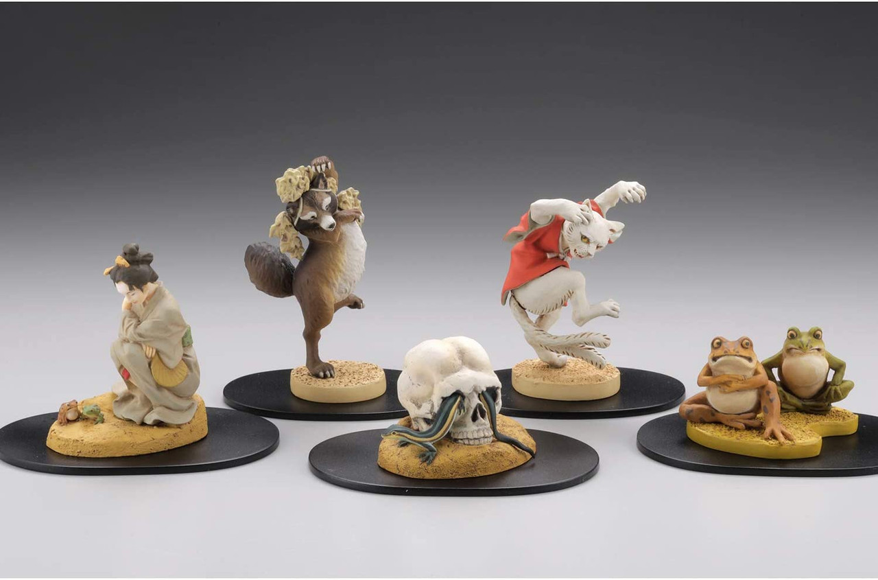 Kaiyodo miniQ Kawanabe Kyosai Gaki Bonkei (6 Pcs Box)
