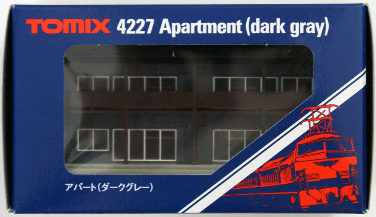 Tomix 4227 Apartment (Dark Grey) (N scale) | PlazaJapan