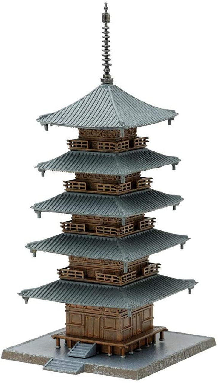 Tomytec (Building 030-4) Japanese Temple C4 (Five-story Pagoda) (N scale)