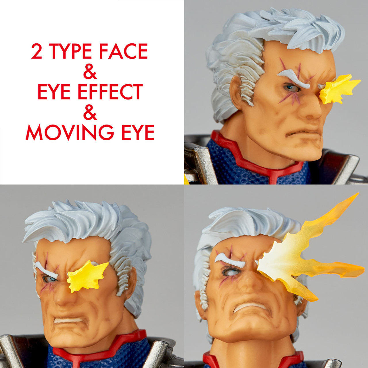 Kaiyodo Amazing Yamaguchi 020 Cable Revoltech Figure (X-Men)