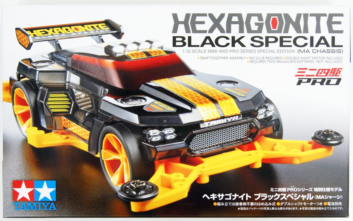Tamiya 95565 Mini 4WD Hexagonite Black Special | PlazaJapan
