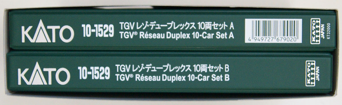 Kato 10-1529 TGV Reseau Duplex 10 Cars Set (N scale)