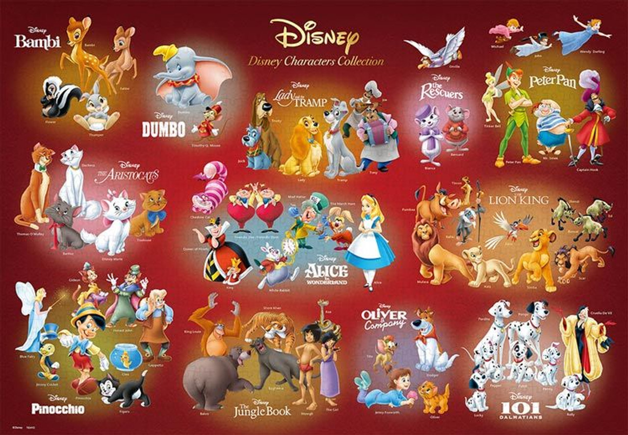 Tenyo Jigsaw Puzzle Disney Characters Collection (1000 Pieces)